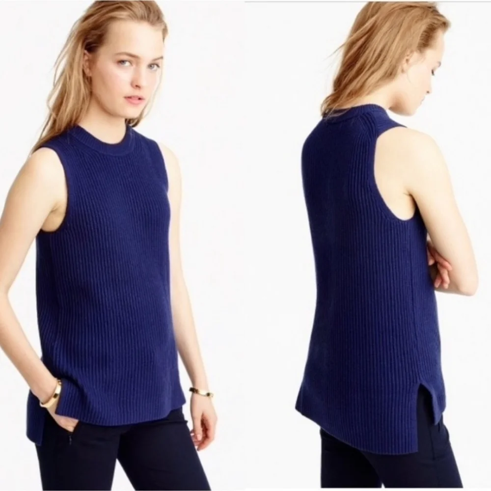 J. CREW RED TUNIC sweater